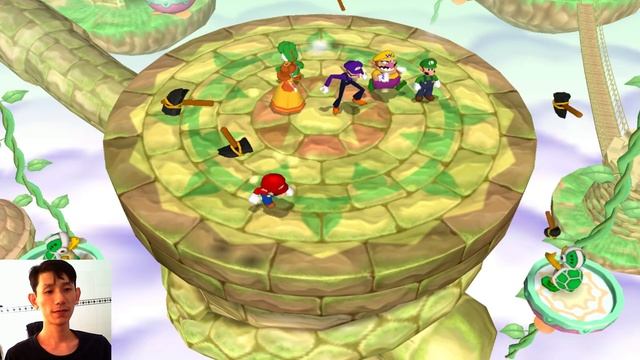 Mario Party 7 - 8 Player Ice Battle - Mario Peach Yoshi Wario All Mini Games (Master CPU) смотреть онлайн
