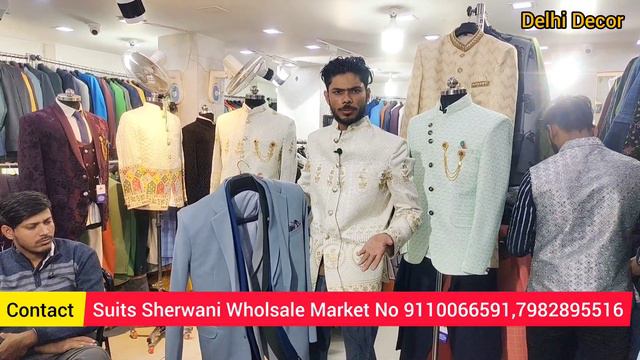 CHEAPEST SUITS & SHERWANI MARKET DELHI SHERWANI, JODHPURI WHOLESALE MARKET DELHI COAT PANT, BLAZER, смотреть онлайн