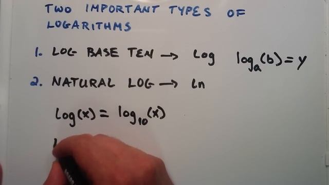 What are the Two Important Types of Logarithms ( Log Base e and Log Base 10 ) : Logarithms, Lesson смотреть онлайн