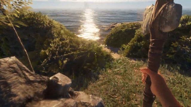Stranded Deep - летсплей. Строю бубуёвый плот из бубуей и занимаюсь подводной рыбалкой на берегу #2 смотреть онлайн