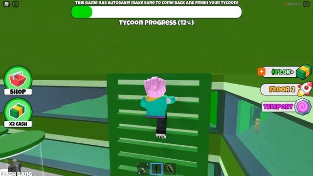ВСЕ ДЕНЬГИ МОИ в Roblox/Mega Money Tycoon смотреть онлайн