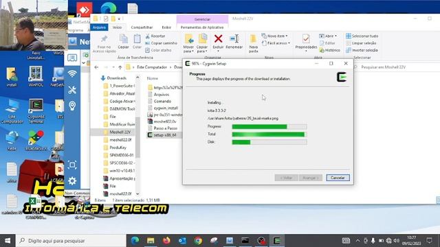 Instalação do Moshell 22.0V no Windows 10 64Bits смотреть онлайн