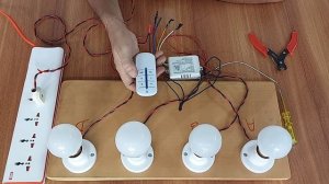 How to control lights and fan through remote | Wireless remote control switch easy to install