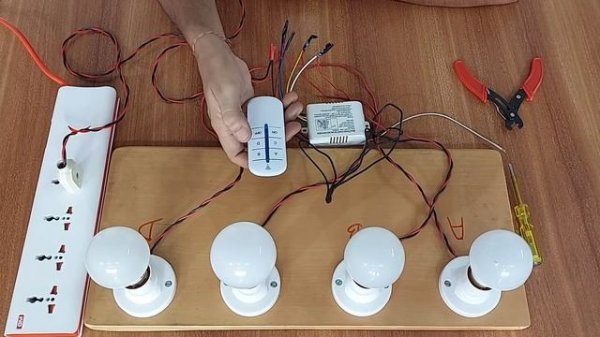 How to control lights and fan through remote | Wireless remote control switch easy to install