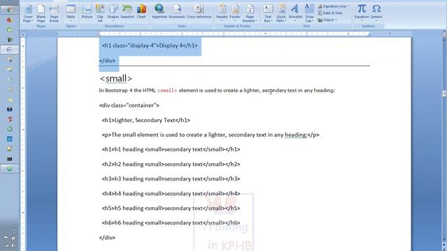 Small Element and Dispaly Classes In Bootstrap Telugu 03 IBootstrap Tutorial Basics Bootstrap смотреть онлайн