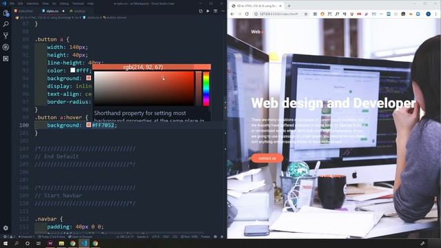 XD to HTML, CSS & JS using Bootstrap 3 (Header) смотреть онлайн