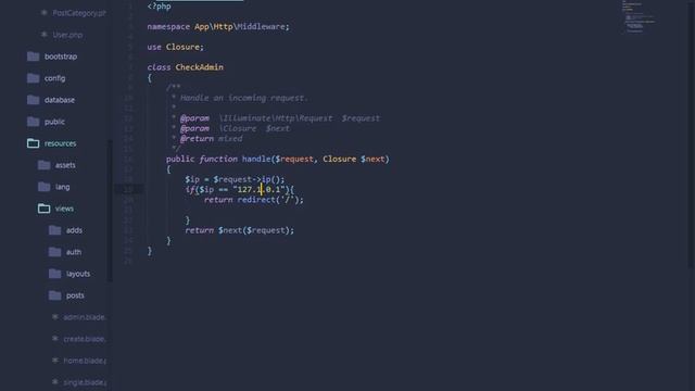laravel part 10 middleware 2 смотреть онлайн
