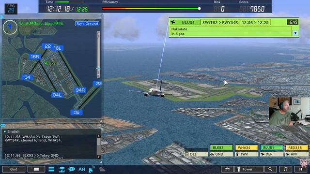 I Am An Air Traffic Controller 4 Gameplay | Stage 0 | Episode #41 | Perfect Game | ATC Simulation смотреть онлайн