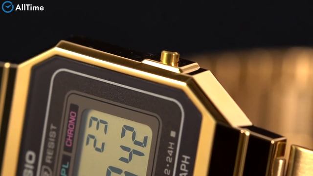 Обзор часов Casio Vintage A700WEG-9AEF с хронографом. Японские наручные часы. Alltime смотреть онлайн