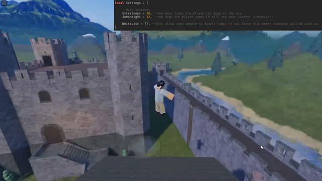 Roblox Double Jump Script смотреть онлайн