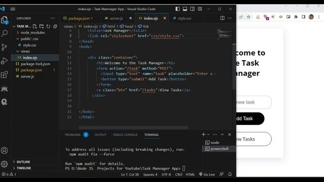 Build a Task Manager App from Scratch: Node.js Project Tutorial for Beginners! ?? смотреть онлайн