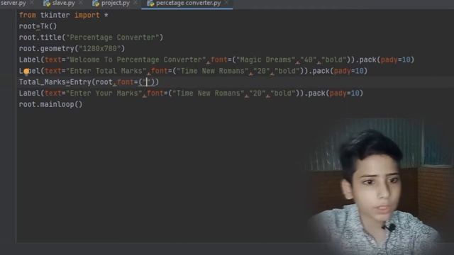 Make A Desktop Application (Percentage Converter) with 18 lines of code in python using tkinter. смотреть онлайн