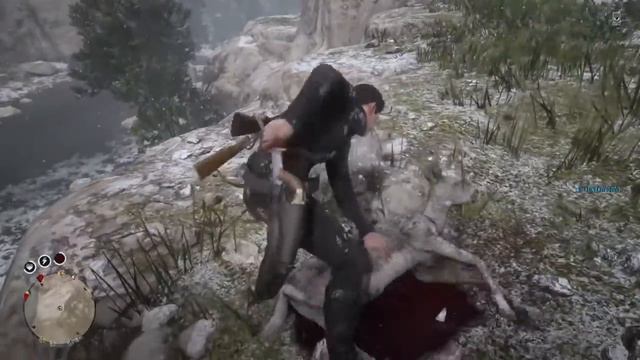 Нашли Гризли! Зимняя охота в Red Dead Redemption 2 смотреть онлайн