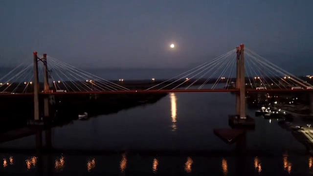 Puente Zarate Brazo Largo de noche - Fimi x8 mini v2 смотреть онлайн