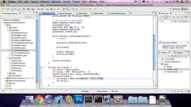 #11 LWJGL Minecraft 2D - LWJGL Tutorials смотреть онлайн