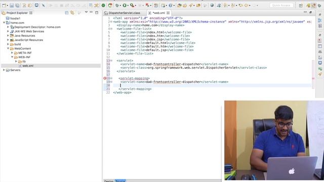Setting up Dispatcher Servlet | What is a Front Controller | Run first Spring MVC app | Deep Dive смотреть онлайн