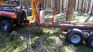 Удивительная техника для работы в лесу.