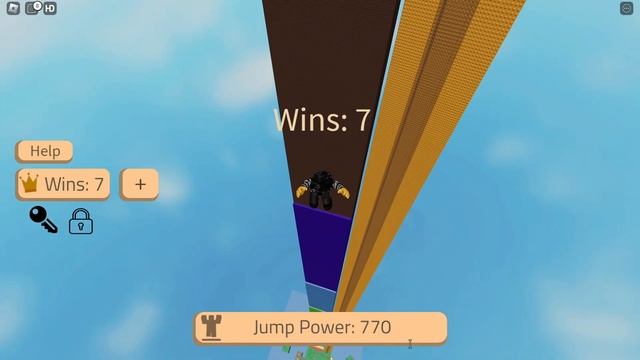 Roblox but every second you get +1 Jump Power - ALL SECRETS! смотреть онлайн