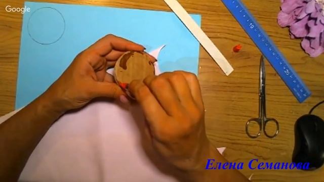 ч 1 Как сделать скабиозу из фоамирана на бокале своими руками Мастер-класс Елены Семановой DIY смотреть онлайн