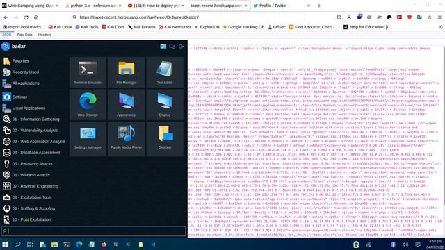 How to Hack Twitter With Selenium, Django and Heroku using python | Scraper смотреть онлайн