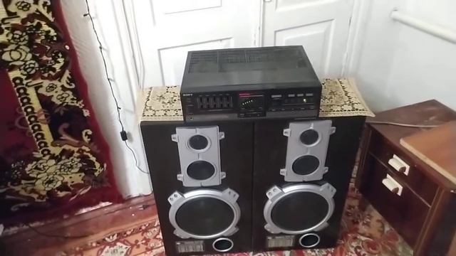 Тест колонок Амфитон 35АС 018 с усилителем Sony TA AX-430 смотреть онлайн