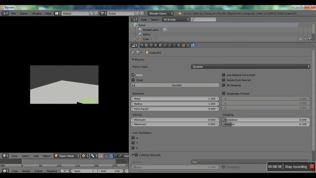 HOW TO MAKE AN OBJECT FLOAT AND FOLLOW THE MOUSE IN BLENDER GAME(NO PYTHON EXCEPT THE CAMERA) смотреть онлайн