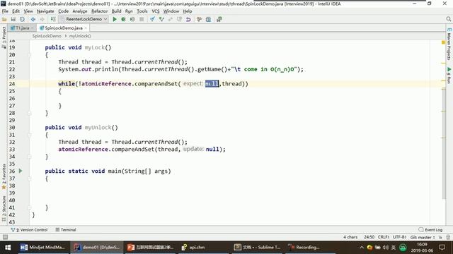 【大厂高频重点面试题（第二季）】29 java锁之自旋锁代码验证 смотреть онлайн