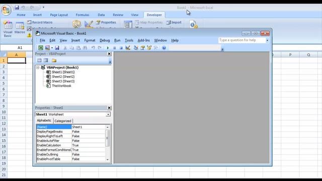 VBA Excel Dasar 2 - Pengenalan Interface Visual Basic смотреть онлайн