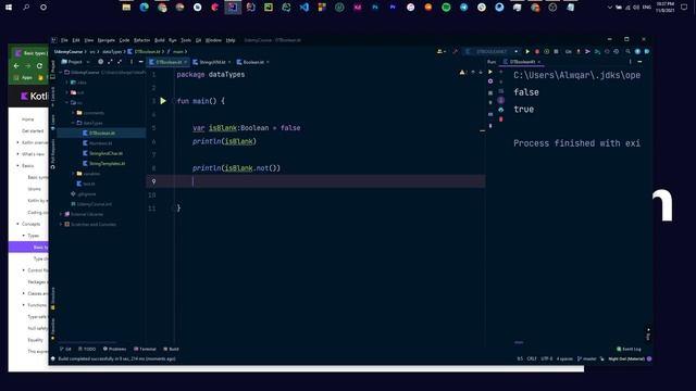 15 Data Types Boolean смотреть онлайн