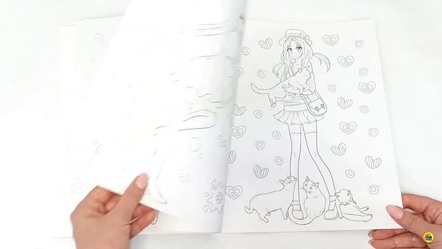 РАСКРАСКА. АНИМЕ. ГЕРОИ МАНГИ