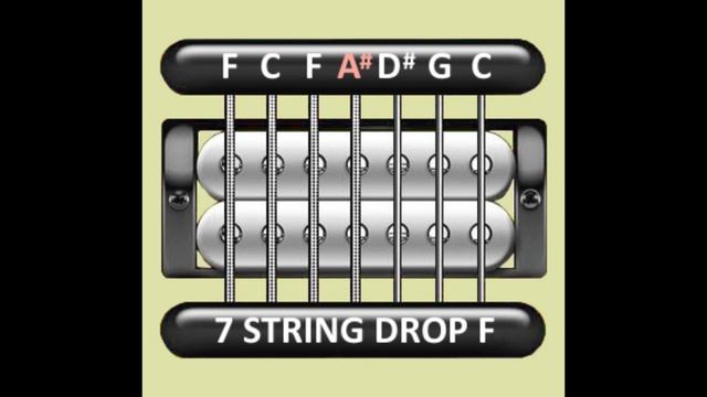 Perfect Guitar Tuner (7 String Drop F = F C F A# D# G C) смотреть онлайн