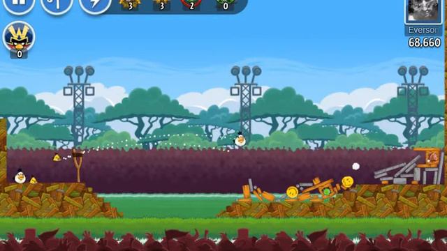 Angry Birds Friends - Level 3 - Week 109 High Score 110K - No Power Up - Weekly Tournament смотреть онлайн
