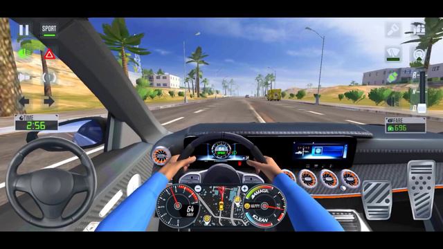 Taxi Sim 2020 ? ? Driving Mercedes Benz AMG GT in City || Taxi Game 54 || Alpha Mobile gaming смотреть онлайн