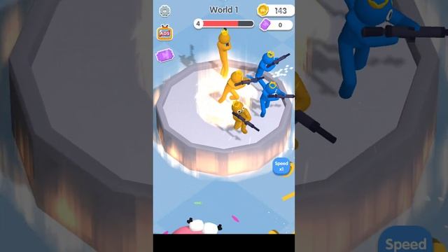 Alphabet Shooter - Gameplay Walkthrough Part 1 Idle Stick Alphabet Letters Shooter Game (Android) смотреть онлайн