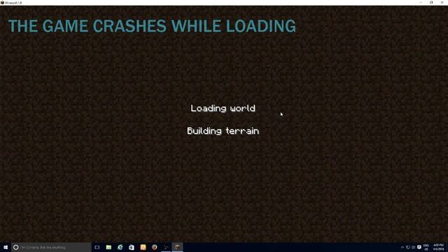 Minecraft World Not Loading Fix: Minecraft 1.9/1.9.1/1.9.2/1.10 Fix Crash (WHILE LOADING WORLD) 201 смотреть онлайн