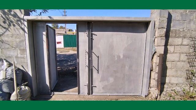 РЕСТОВРАЦИЯ старых гаражных ворот. смотреть онлайн