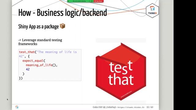 Colin Fay - Everything Not Tested will Eventually Fail—Testing Shiny Apps Before Production [Remote смотреть онлайн