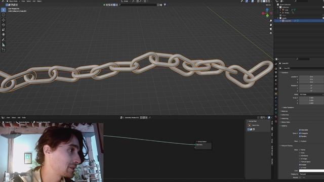 Melt Anything! Geometry Node Animation chain transition. (Blender Tutorial) смотреть онлайн