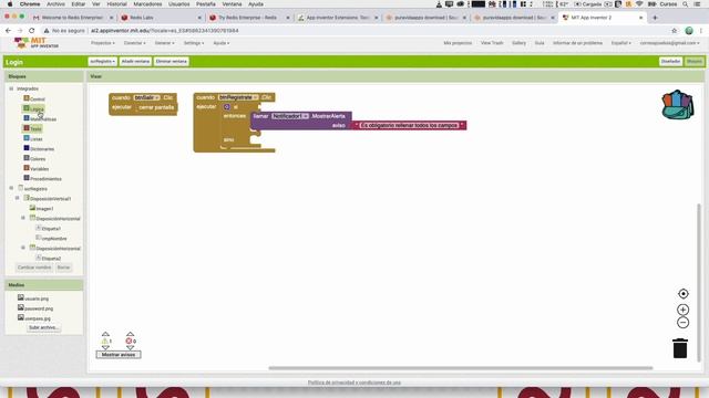 Cómo hacer app de Login con CloudDB en MIT App Inventor смотреть онлайн