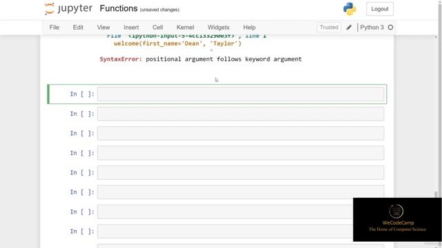 Python keyword and defult value смотреть онлайн