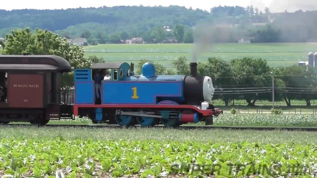 Thomas the Tank Engine Train at Strasburg Rail Road's Day Out With Thomas by Super Trains смотреть онлайн