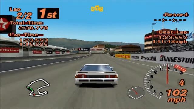 Gran Turismo 2 - Ford RS200 Rally Car HD Gameplay смотреть онлайн