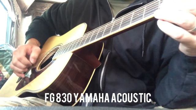 Brand new Yamaha FG 830 acoustic guitar, let’s check it out. смотреть онлайн