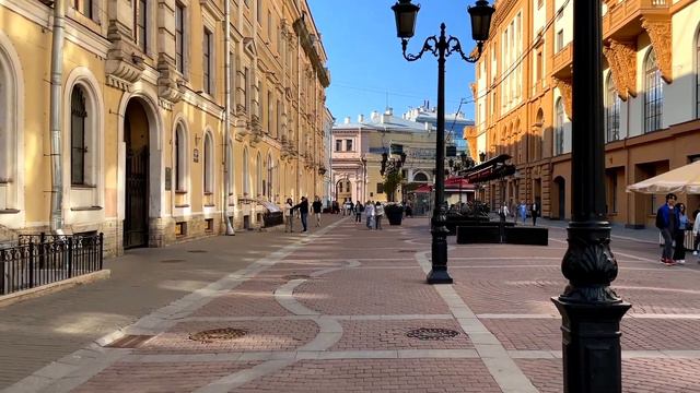Walking in St Petersburg №117 Nevsky. Summer. смотреть онлайн