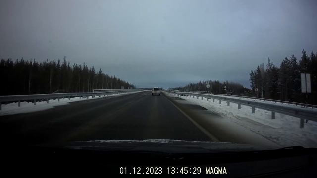 Расширенный Режевской тракт и новый мост у Костоусово смотреть онлайн