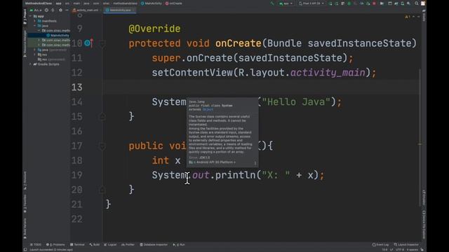 (Java 2021) Android Studio və Java dərsləri #13 | Metod-lar | Android Proqramlama | DSS Company смотреть онлайн