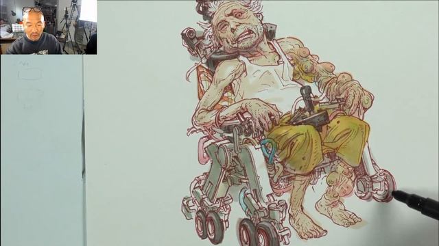2020.04.29 Live Drawing ( How to use Copic Markers) смотреть онлайн
