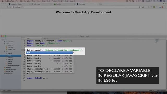 005 React fundamentals ES6 and API - Create your first react component смотреть онлайн