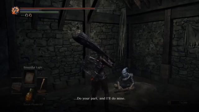 Dark Souls 3 [Greirat request, Curl Up gesture and Loretta's Bone location] смотреть онлайн