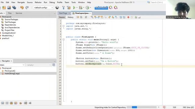 JFrame FlowLayout y agregar objetos смотреть онлайн